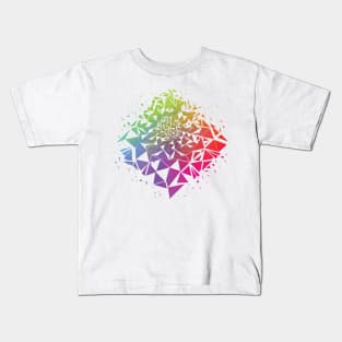 Geometric Rainbow Kids T-Shirt